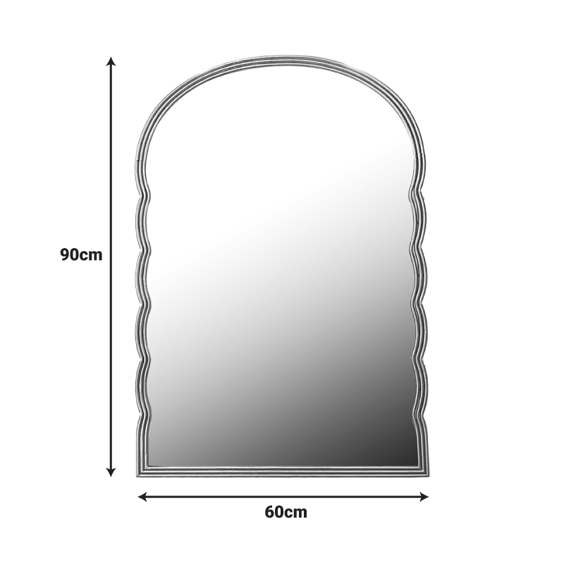 Καθρέπτης Megike Inart μέταλλο σε χρυσή απόχρωση 60x2x90εκ Καθρέπτης Megike Inart μέταλλο σε χρυσή απόχρωση 60x2x90εκ - Image 2