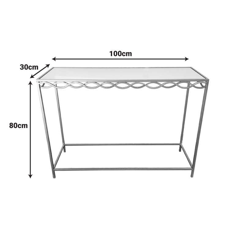 Κονσόλα Benda Inart μέταλλο σε χρυσή απόχρωση 100x30x80εκ Κονσόλα Benda Inart μέταλλο σε χρυσή απόχρωση 100x30x80εκ - Image 3