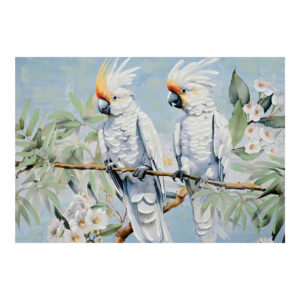 Πίνακας σε καμβά Parote Ι Inart 100x3x70εκ