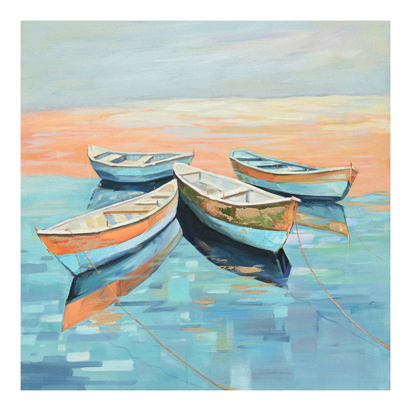 Πίνακας σε καμβά Boatty Inart 100x3x100εκ Πίνακας σε καμβά Boatty Inart 100x3x100εκ