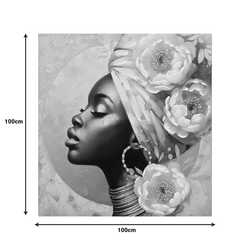 Πίνακας σε καμβά Giara Ι 3D Inart 100x3x100εκ Πίνακας σε καμβά Giara Ι 3D Inart 100x3x100εκ - Image 2