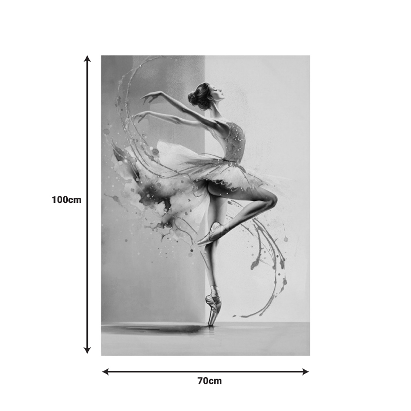 Πίνακας σε καμβά Dancito 3D Inart 70x2.5x100εκ Πίνακας σε καμβά Dancito 3D Inart 70x2.5x100εκ - Image 2