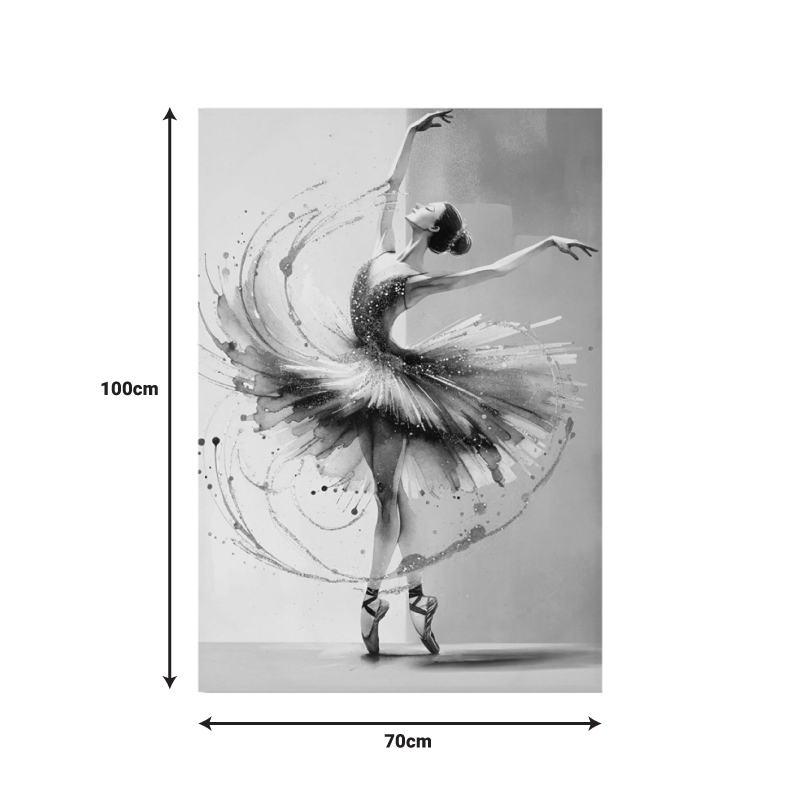 Πίνακας σε καμβά Dancito I 3D Inart 70x2.5x100εκ Πίνακας σε καμβά Dancito I 3D Inart 70x2.5x100εκ - Image 2