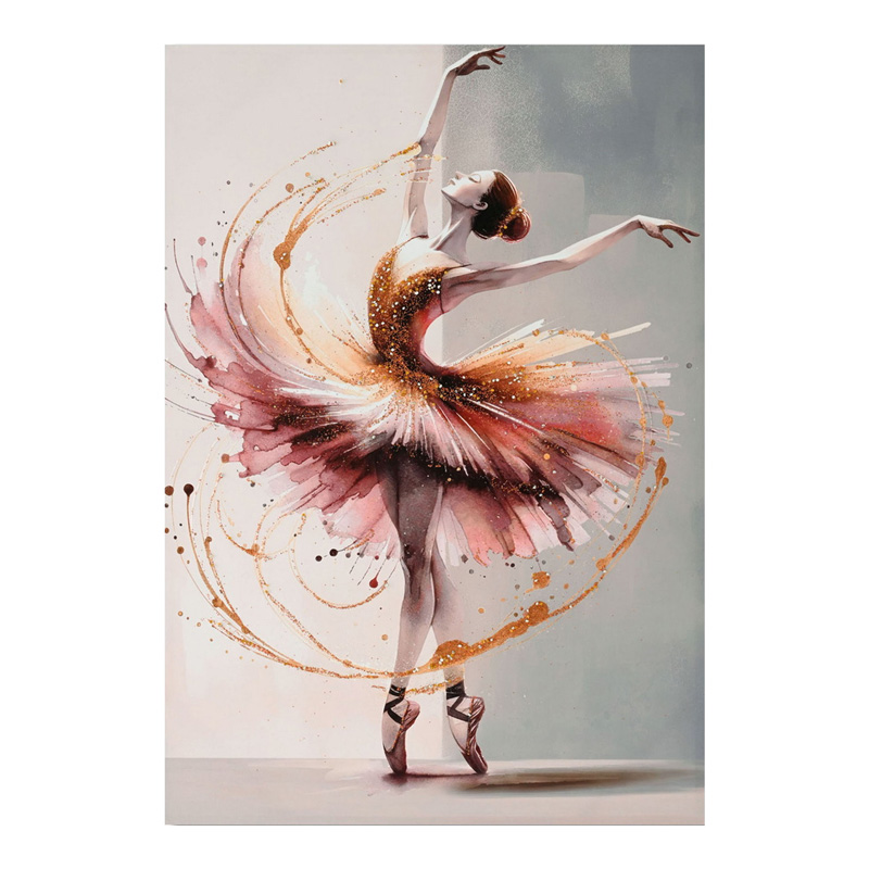 Πίνακας σε καμβά Dancito I 3D Inart 70x2.5x100εκ Πίνακας σε καμβά Dancito I 3D Inart 70x2.5x100εκ