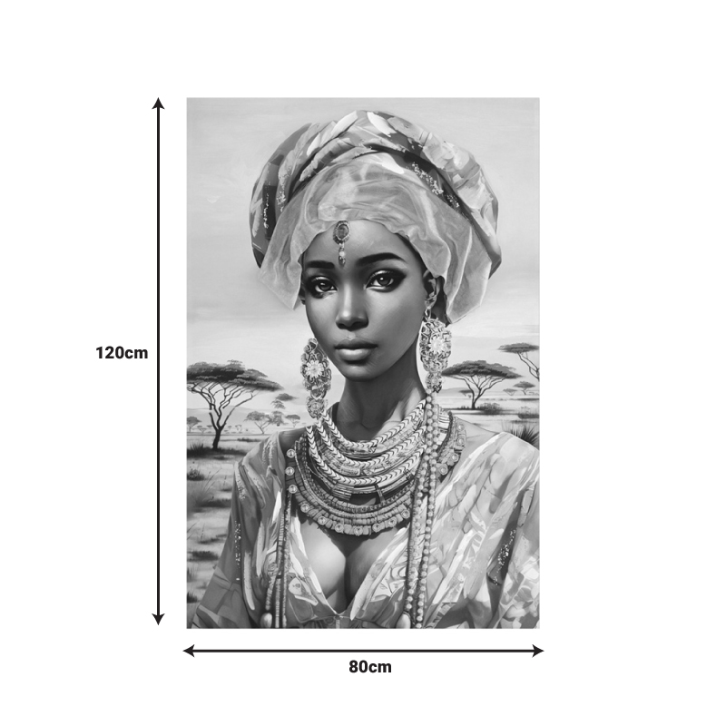 Πίνακας σε καμβά Zerbera I 3D Inart 80x3x120εκ Πίνακας σε καμβά Zerbera I 3D Inart 80x3x120εκ - Image 2