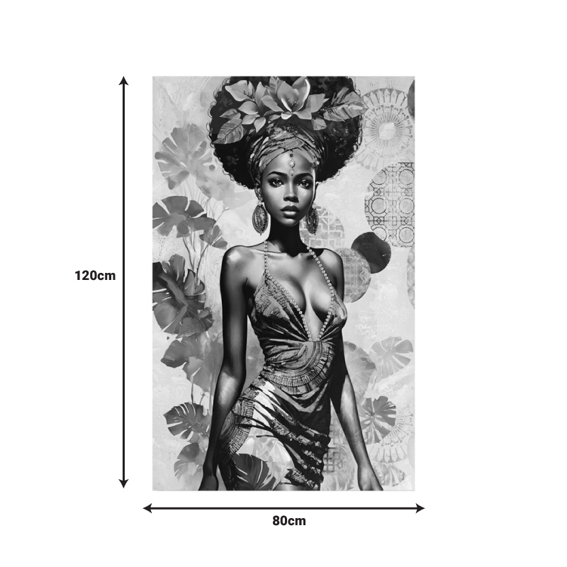 Πίνακας σε καμβά Georgina 3D Inart 80x3x120εκ Πίνακας σε καμβά Georgina 3D Inart 80x3x120εκ - Image 2