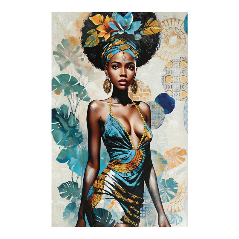 Πίνακας σε καμβά Georgina 3D Inart 80x3x120εκ Πίνακας σε καμβά Georgina 3D Inart 80x3x120εκ