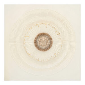 Πίνακας σε καμβά Circled 3D Inart 80x3x80εκ