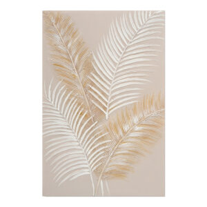 Πίνακας σε καμβά Leavy I Inart 60x3x90εκ