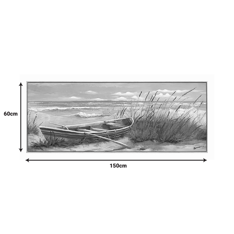 Πίνακας σε καμβά Barcu Inart με πλαίσιο 150x3.5x60εκ Πίνακας σε καμβά Barcu Inart με πλαίσιο 150x3.5x60εκ - Image 2