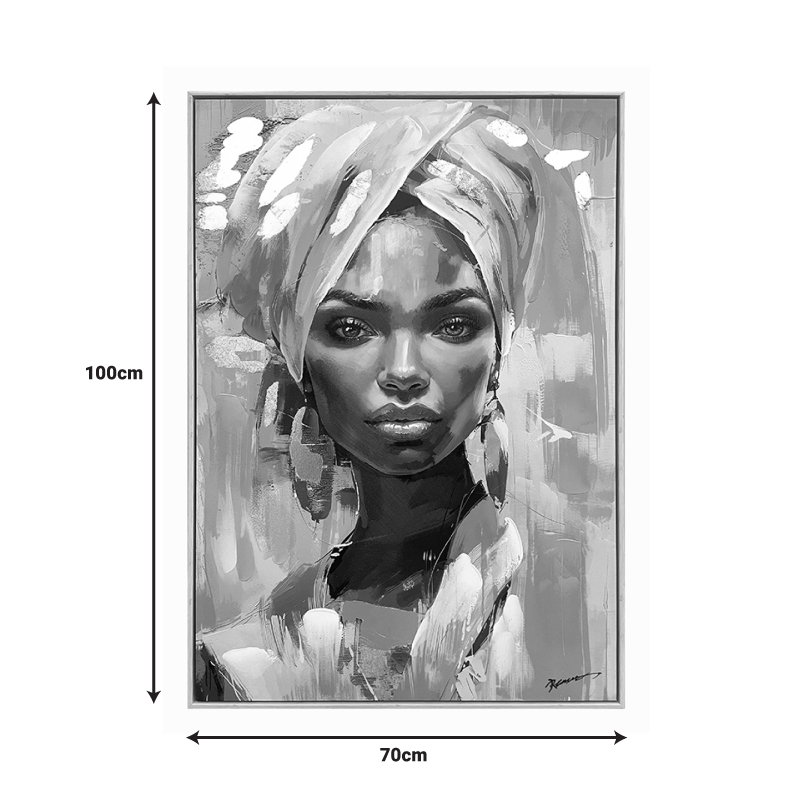 Πίνακας σε καμβά Gazel I Inart 70x3.5x100εκ Πίνακας σε καμβά Gazel I Inart 70x3.5x100εκ - Image 2