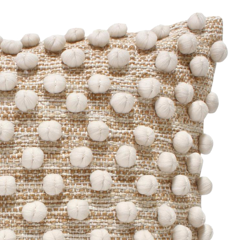 Μαξιλάρι Finne Inart βαμβακερό σε μπεζ απόχρωση 45x45εκ Μαξιλάρι Finne Inart βαμβακερό σε μπεζ απόχρωση 45x45εκ - Image 2