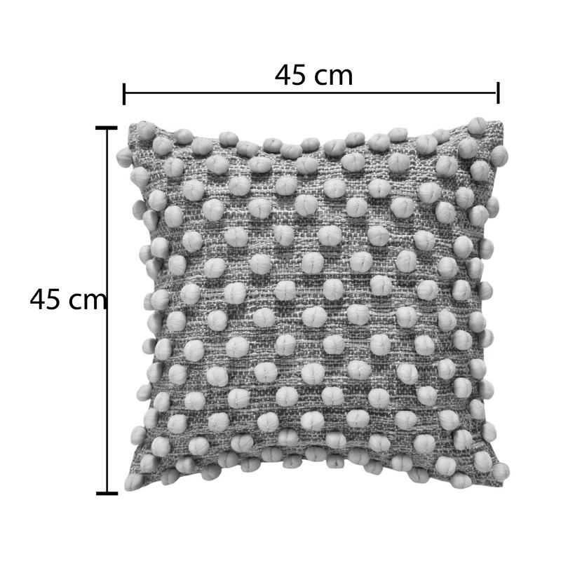 Μαξιλάρι Finne Inart βαμβακερό σε μπεζ απόχρωση 45x45εκ Μαξιλάρι Finne Inart βαμβακερό σε μπεζ απόχρωση 45x45εκ - Image 3