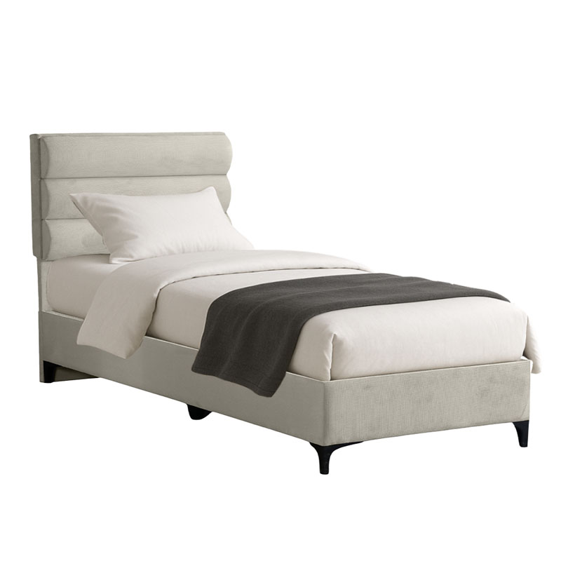 Κρεβάτι Limit pakoworld ύφασμα σε κρεμ απόχρωση 120x200εκ Κρεβάτι Limit pakoworld ύφασμα σε κρεμ απόχρωση 120x200εκ