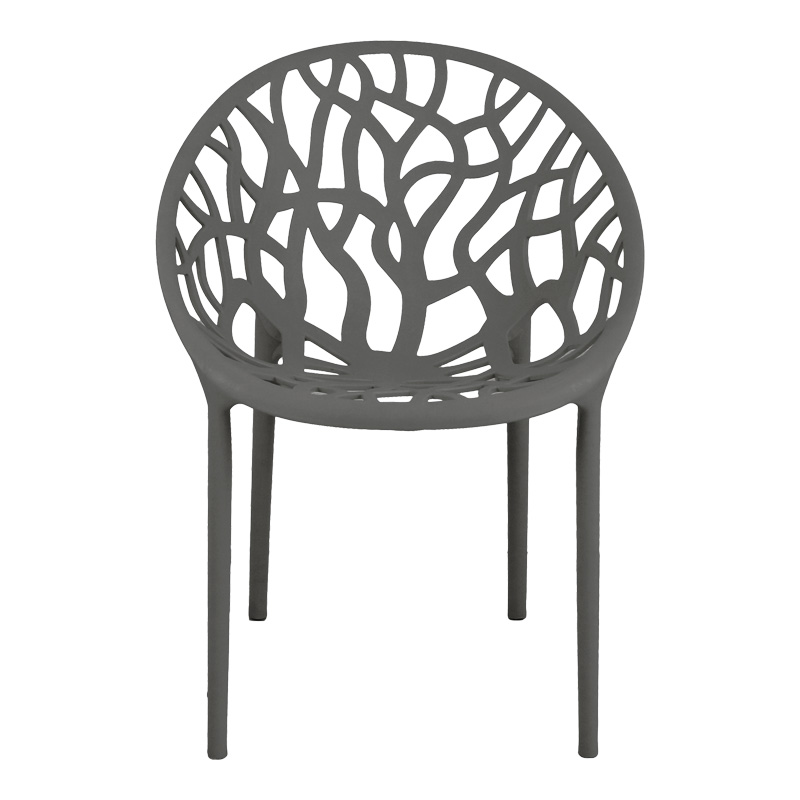 Πολυθρόνα Daren pakoworld pp σε ανθρακί απόχρωση 59x60x79,5εκ Πολυθρόνα Daren pakoworld pp σε ανθρακί απόχρωση 59x60x79,5εκ - Image 4