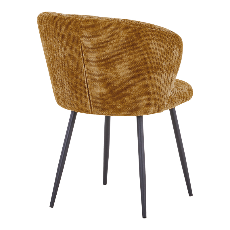 Καρέκλα Karg pakoworld camel ύφασμα-πόδι μαύρο μέταλλο 57x62x80εκ Καρέκλα Karg pakoworld camel ύφασμα-πόδι μαύρο μέταλλο 57x62x80εκ - Image 2