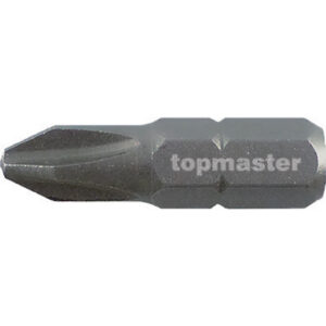 TOP MASTER Μύτη κατσαβιδιού με μέγεθος PH2 25mm συσκευασία 2τεμ. 338701