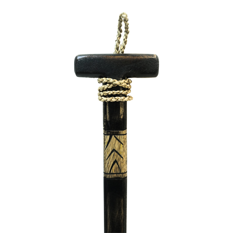 Διακοσμητικό τοίχου κουπί Boon Inart μαόνι ξύλο σε μαύρη-φυσική απόχρωση 20x3x120εκ Διακοσμητικό τοίχου κουπί Boon Inart μαόνι ξύλο σε μαύρη-φυσική απόχρωση 20x3x120εκ - Image 2