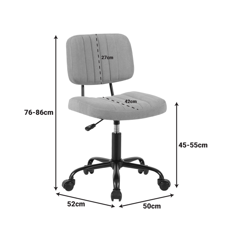 Καρέκλα γραφείου Warra pakoworld ύφασμα λαδί 50x52x76-86εκ Καρέκλα γραφείου Warra pakoworld ύφασμα λαδί 50x52x76-86εκ - Image 8