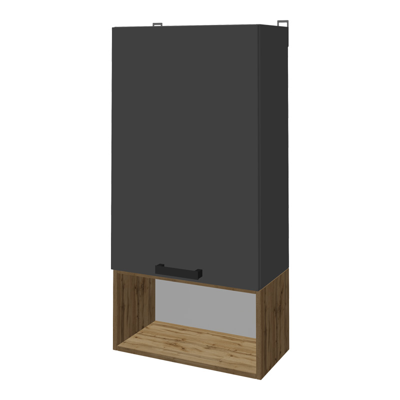 Σύνθετο σαλονιού Poelfy pakoworld σε ανθρακί-oak απόχρωση 170x37.5x42εκ Σύνθετο σαλονιού Poelfy pakoworld σε ανθρακί-oak απόχρωση 170x37.5x42εκ - Image 4