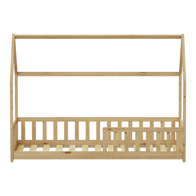 Παιδικό κρεβάτι Callan τ. Montessori με κιγκλίδωμα pakoworld ξύλο πεύκου σε φυσική απόχρωση 90x190εκ Παιδικό κρεβάτι Callan τ. Montessori με κιγκλίδωμα pakoworld ξύλο πεύκου σε φυσική απόχρωση 90x190εκ - Image 4
