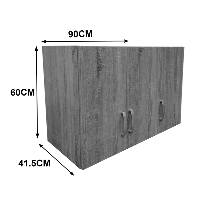 Πατάρι ντουλάπας τρίφυλλο Lego pakoworld σε sonoma-ανθρακί απόχρωση 90x41.5x60εκ Πατάρι ντουλάπας τρίφυλλο Lego pakoworld σε sonoma-ανθρακί απόχρωση 90x41.5x60εκ - Image 5