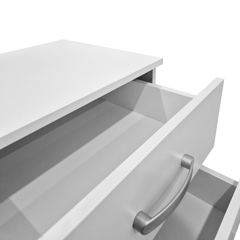 Κομοδίνο Athos pakoworld σε λευκή απόχρωση 48x40x41.5εκ Κομοδίνο Athos pakoworld σε λευκή απόχρωση 48x40x41.5εκ - Image 5