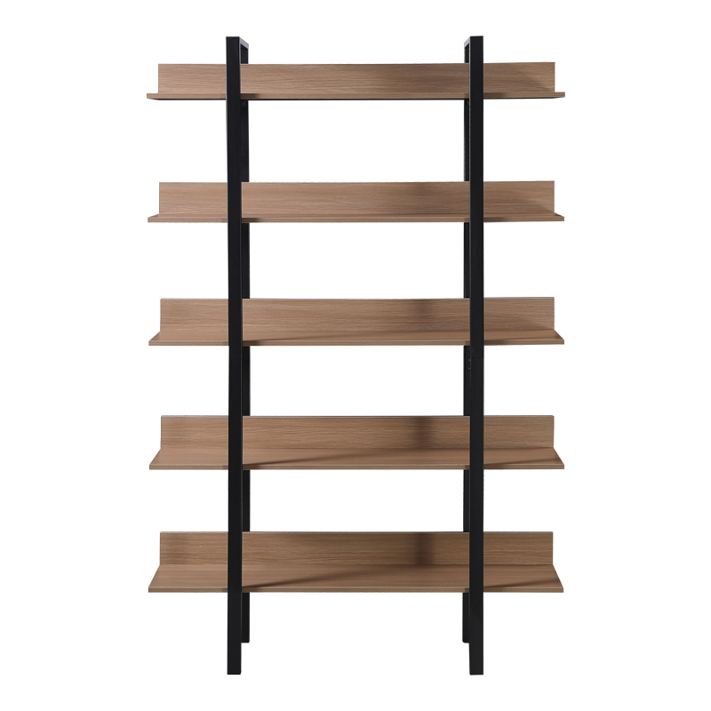 Βιβλιοθήκη Boderta pakoworld σε sonoma-μαύρη απόχρωση 120x30x190εκ Βιβλιοθήκη Boderta pakoworld σε sonoma-μαύρη απόχρωση 120x30x190εκ - Image 3