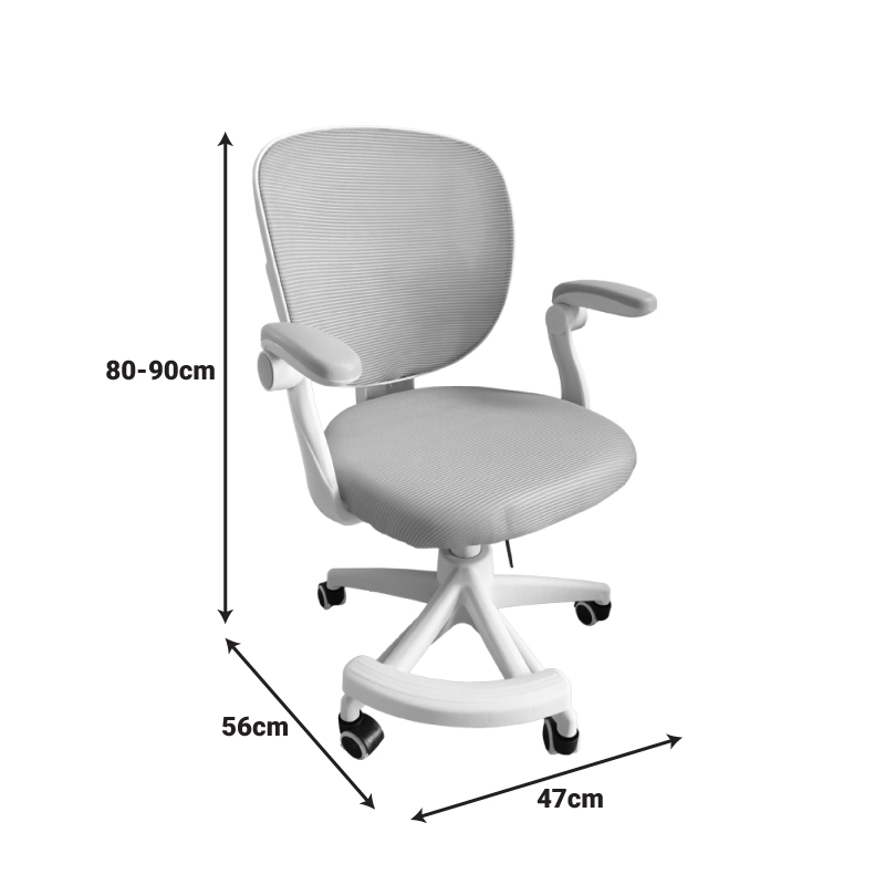 Καρέκλα γραφείου παδική Bernu pakoworld ύφασμα mesh σε ροζ απόχρωση 47x56x80-90εκ Καρέκλα γραφείου παδική Bernu pakoworld ύφασμα mesh σε ροζ απόχρωση 47x56x80-90εκ - Image 5