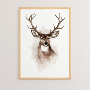 Πίνακας Deereby pakoworld με ψηφιακή εκτύπωση και πλαίσιο 33x1.5x48εκ