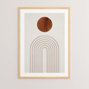 Πίνακας Linoua pakoworld με ψηφιακή εκτύπωση και πλαίσιο 33x1.5x48εκ