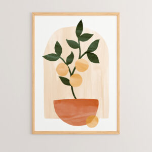 Πίνακας Otoben pakoworld με ψηφιακή εκτύπωση και πλαίσιο 33x1.5x48εκ