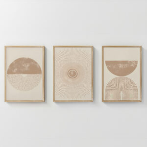 Πίνακας Varenzy pakoworld τρίπτυχος με ψηφιακή εκτύπωση και πλαίσιο 33x1.5x48εκ