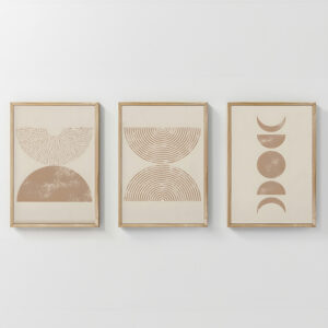 Πίνακας Klipen pakoworld τρίπτυχος με ψηφιακή εκτύπωση και πλαίσιο 33x1.5x48εκ