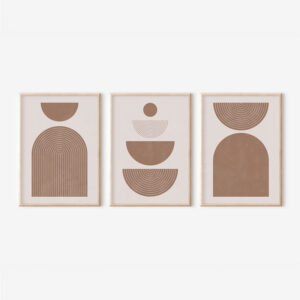 Πίνακας Loana pakoworld τρίπτυχος με ψηφιακή εκτύπωση και πλαίσιο 33x1.5x48εκ