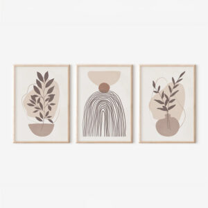 Πίνακας Frendy pakoworld τρίπτυχος με ψηφιακή εκτύπωση και πλαίσιο 33x1.5x48εκ