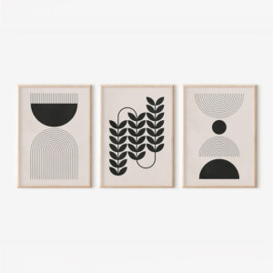 Πίνακας Vanta pakoworld τρίπτυχος με ψηφιακή εκτύπωση και πλαίσιο 33x1.5x48εκ