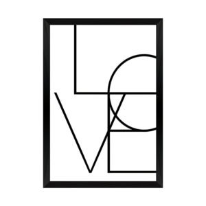 Πίνακας Amora pakoworld με ψηφιακή εκτύπωση και πλαίσιο 33x1.5x48εκ