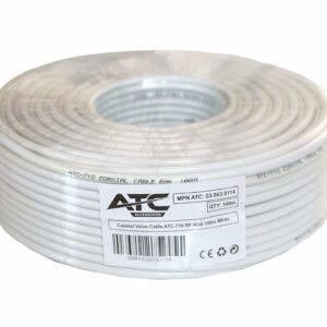 ATC Στροφείο RF ATC-710 Value RG6 100m