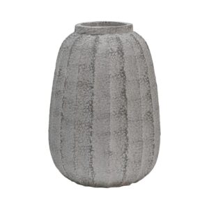 ΔΙΑΚΟΣΜΗΤΙΚΟ ΒΑΖΟ Fylliana FL24174 POLYRESIN ΓΚΡΙ ΧΡΩΜΑ 37x37x40εκ