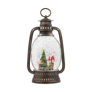 ΔΙΑΚΟΣΜΗΤΙΚΟ ΧΡΙΣΤΟΥΓΕΝΝΙΑΤΙΚΟ ΦΑΝΑΡΙ Fylliana FL24028 ΜΕ ΜΟΥΣΙΚΗ & USB ΧΡΥΣΟ 16x8x28εκ