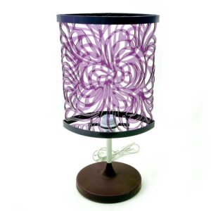 ΕΠΙΤΡΑΠΕΖΙΑ ΛΑΜΠΑ ΣΤΡΟΓΥΛΛΗ DECOLIGHT ΜΩΒ 30*55*77