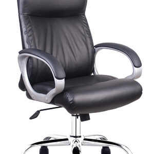 ΚΑΡΕΚΛΑ ΓΡΑΦΕΙΟΥ ΜΕ ΜΠΡΑΤΣΑ 6310 ΔΕΡΜΑΤΙΝΗ 62x68x108/118εκ