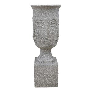 ΚΑΣΠΩ ΔΑΠΕΔΟΥ Fylliana  FL1996 "Face" ΓΚΡΙ ΧΡΩΜΑ 35x35x93εκ