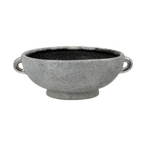 ΚΕΡΑΜΙΚΗ ΚΟΥΠ Fylliana FL135001 ΑΣΗΜΙ-ΓΚΡΙ 20x9εκ