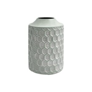 ΜΕΤΑΛΛΙΚΟ ΕΠΙΤΡΑΠΕΖΙΟ ΔΙΑΚΟΣΜΗΤΙΚΟ ΒΑΖΟ Fylliana FL363 ΜΙΝΤ-ΛΕΥΚΟ ΧΡΩΜΑ 20x30εκ