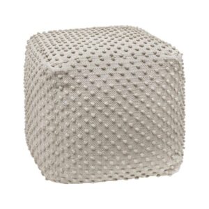 ΤΕΤΡΑΓΩΝΟ ΠΟΥΦ Fylliana FL481 ΜΠΕΖ ΧΡΩΜΑ 45x45x45εκ