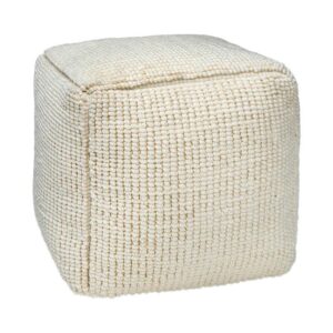 ΤΕΤΡΑΓΩΝΟ ΠΟΥΦ Fylliana FL822 IVORY ΧΡΩΜΑ 45x45x45εκ