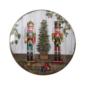 ΧΡΙΣΤΟΥΓΕΝΝΙΑΤΙΚΗ ΠΛΑΣΤΙΚΗ ΤΟΥΡΤΙΕΡΑ Fylliana FL13082 ΚΟΚΚΙΝΟ-ΛΕΥΚΟ-ΚΑΦΕ 33x14εκ