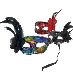 Μάσκα Βενετσιάνικη με Λουλούδι